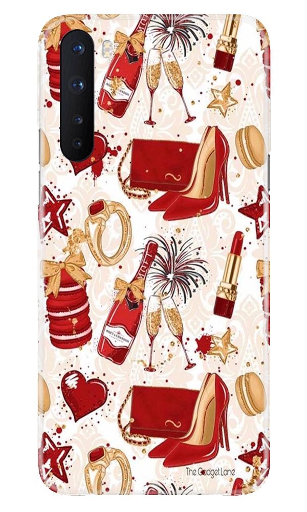 Girlish Mobile Back Case for OnePlus Nord (Design - 312)
