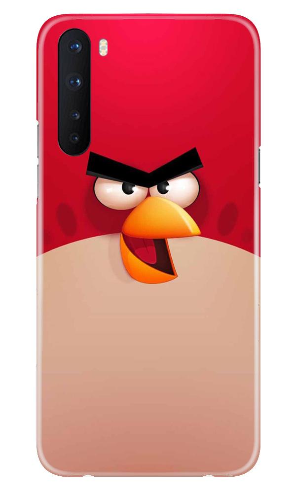 Angry Bird Red Mobile Back Case for OnePlus Nord (Design - 325)