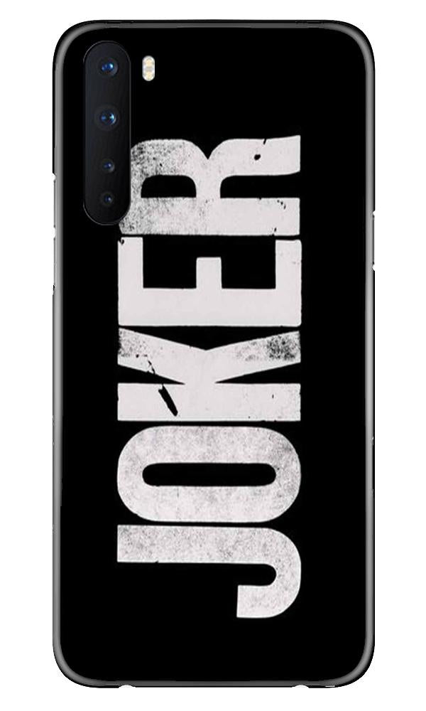 Joker Mobile Back Case for OnePlus Nord (Design - 327)