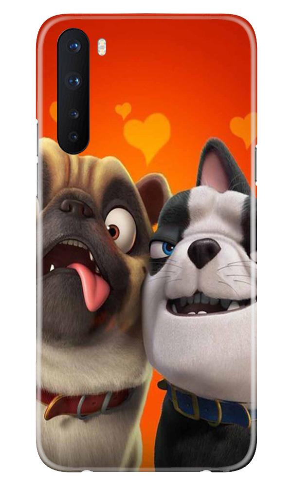 Dog Puppy Mobile Back Case for OnePlus Nord (Design - 350)