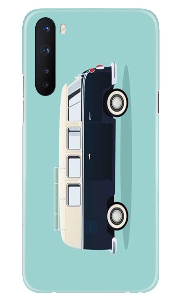 Travel Bus Mobile Back Case for OnePlus Nord (Design - 379)