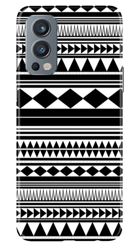 Black white Pattern Case for OnePlus Nord 2 5G