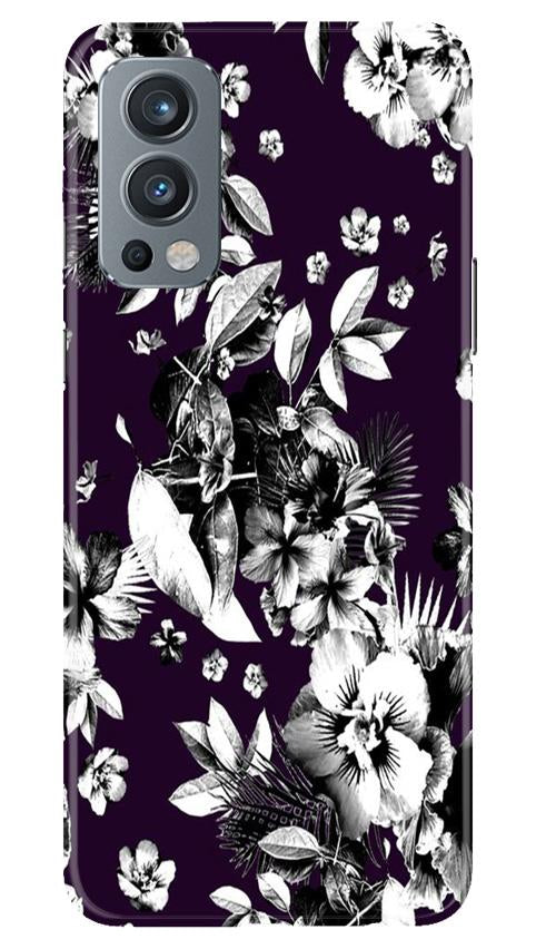 white flowers Case for OnePlus Nord 2 5G