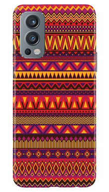 Zigzag line pattern2 Mobile Back Case for OnePlus Nord 2 5G (Design - 10)