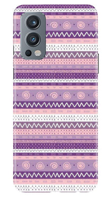 Zigzag line pattern3 Mobile Back Case for OnePlus Nord 2 5G (Design - 11)