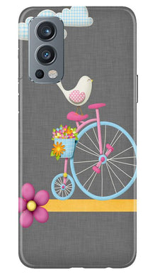 Sparron with cycle Mobile Back Case for OnePlus Nord 2 5G (Design - 34)