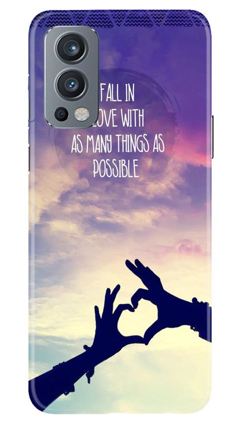 Fall in love Case for OnePlus Nord 2 5G