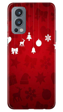 Christmas Mobile Back Case for OnePlus Nord 2 5G (Design - 78)