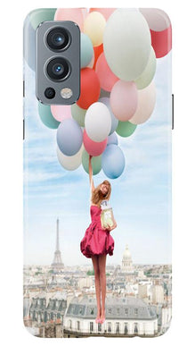 Girl with Baloon Mobile Back Case for OnePlus Nord 2 5G (Design - 84)
