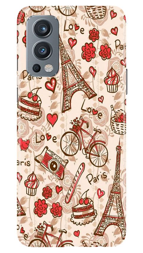 Love Paris Case for OnePlus Nord 2 5G(Design - 103)