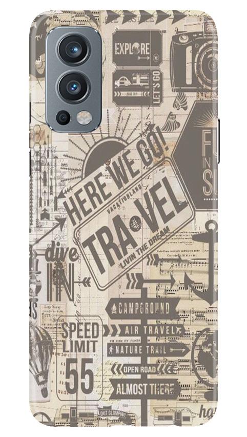 Travel Mobile Back Case For Oneplus Nord 2 5G (Design - 104) – Thestyleo