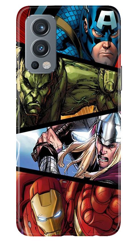 Avengers Superhero Case for OnePlus Nord 2 5G  (Design - 124)