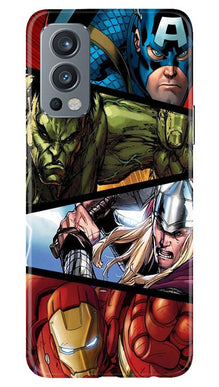 Avengers Superhero Mobile Back Case for OnePlus Nord 2 5G  (Design - 124)
