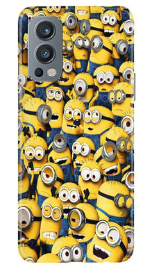 Minions Mobile Back Case for OnePlus Nord 2 5G  (Design - 126)