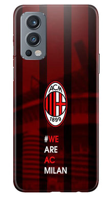 AC Milan Mobile Back Case for OnePlus Nord 2 5G  (Design - 155)