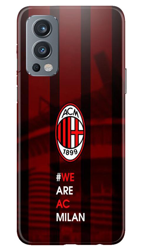 AC Milan Case for OnePlus Nord 2 5G  (Design - 155)