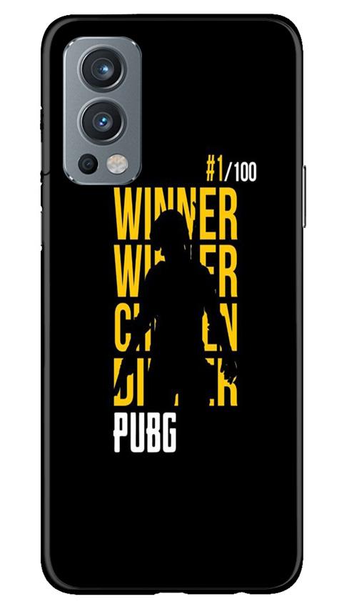 Pubg Winner Winner Case for OnePlus Nord 2 5G  (Design - 177)