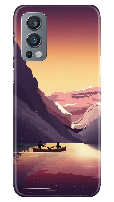 Mountains Boat Case for OnePlus Nord 2 5G (Design - 181)