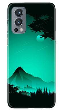 Moon Mountain Mobile Back Case for OnePlus Nord 2 5G (Design - 204)