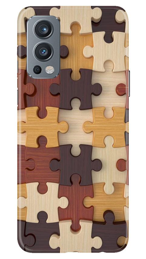 Puzzle Pattern Case for OnePlus Nord 2 5G (Design No. 217)