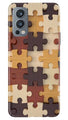 Puzzle Pattern Case for OnePlus Nord 2 5G (Design No. 217)