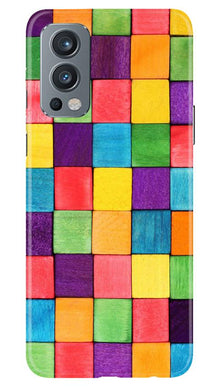 Colorful Square Mobile Back Case for OnePlus Nord 2 5G (Design - 218)