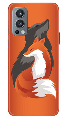 Wolf  Mobile Back Case for OnePlus Nord 2 5G (Design - 224)