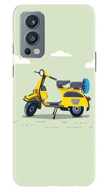 Vintage Scooter Mobile Back Case for OnePlus Nord 2 5G (Design - 260)