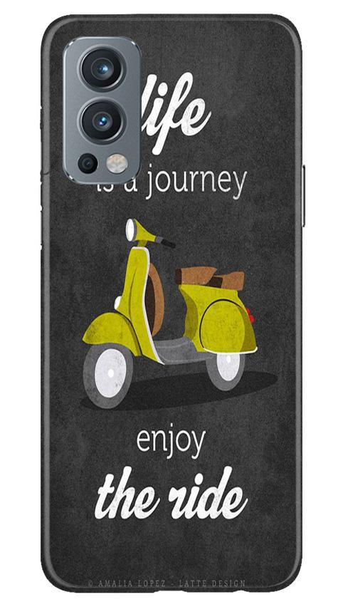 Life is a Journey Case for OnePlus Nord 2 5G (Design No. 261)