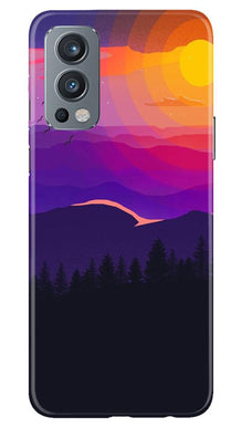 Sun Set Mobile Back Case for OnePlus Nord 2 5G (Design - 279)
