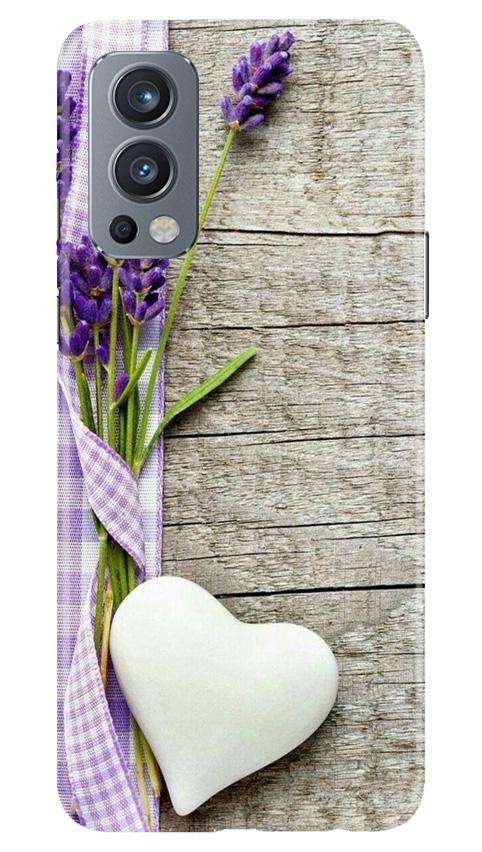 White Heart Case for OnePlus Nord 2 5G (Design No. 298)