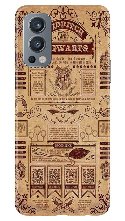 Hogwarts Mobile Back Case for OnePlus Nord 2 5G (Design - 304)