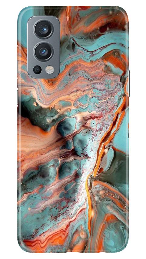 Marble Texture Mobile Back Case for OnePlus Nord 2 5G (Design - 309)