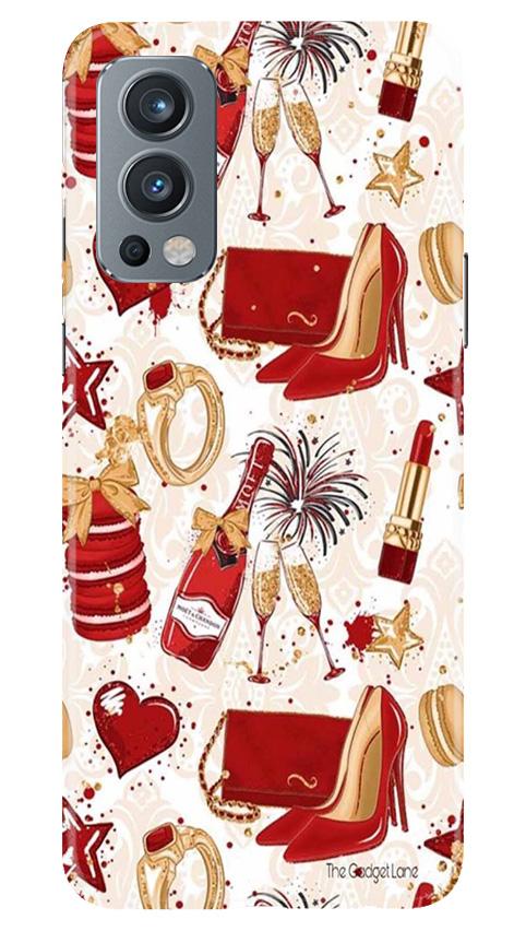 Girlish Mobile Back Case for OnePlus Nord 2 5G (Design - 312)