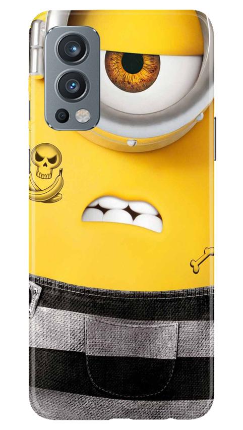 Minion Mobile Back Case for OnePlus Nord 2 5G (Design - 324)