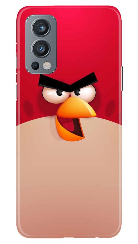 Angry Bird Red Mobile Back Case for OnePlus Nord 2 5G (Design - 325)