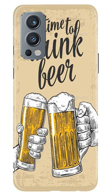 Drink Beer Mobile Back Case for OnePlus Nord 2 5G (Design - 328)