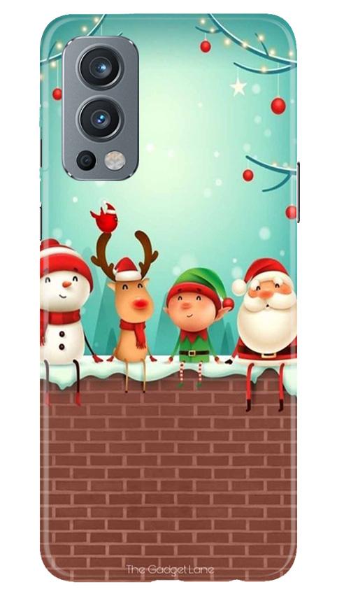 Santa Claus Mobile Back Case for OnePlus Nord 2 5G (Design - 334)