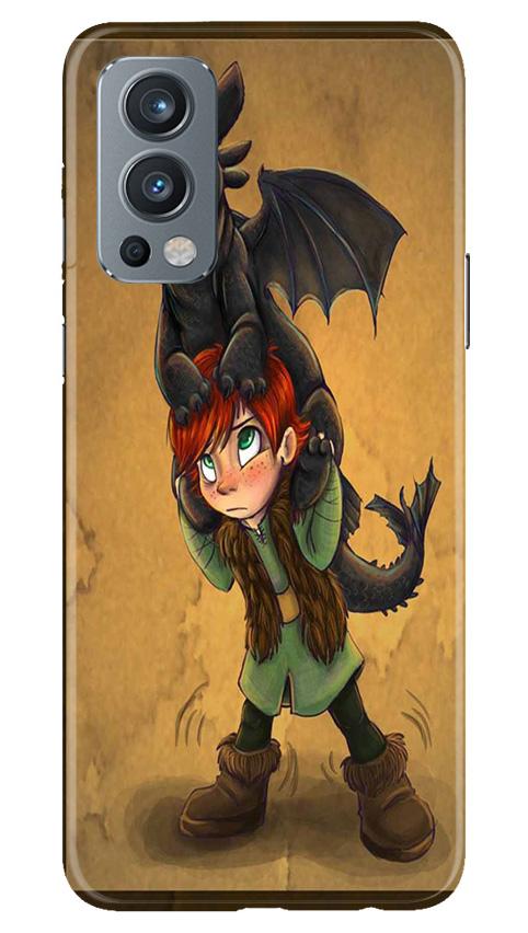 Dragon Mobile Back Case for OnePlus Nord 2 5G (Design - 336)