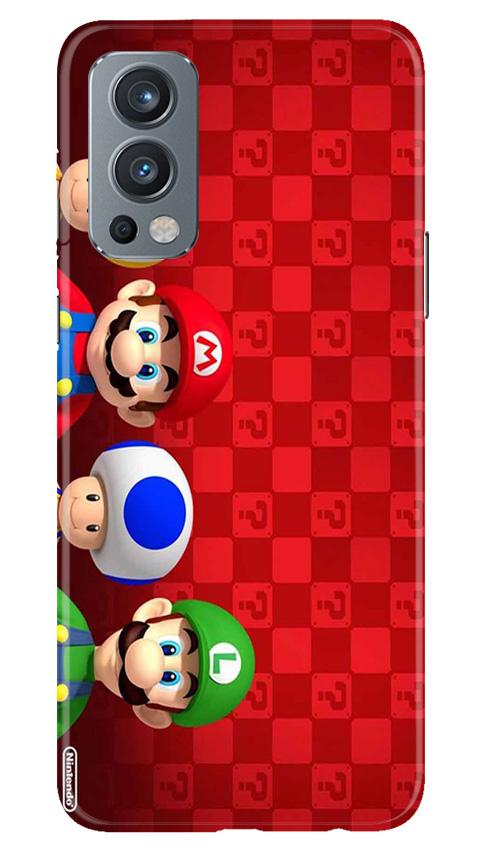 Mario Mobile Back Case for OnePlus Nord 2 5G (Design - 337)