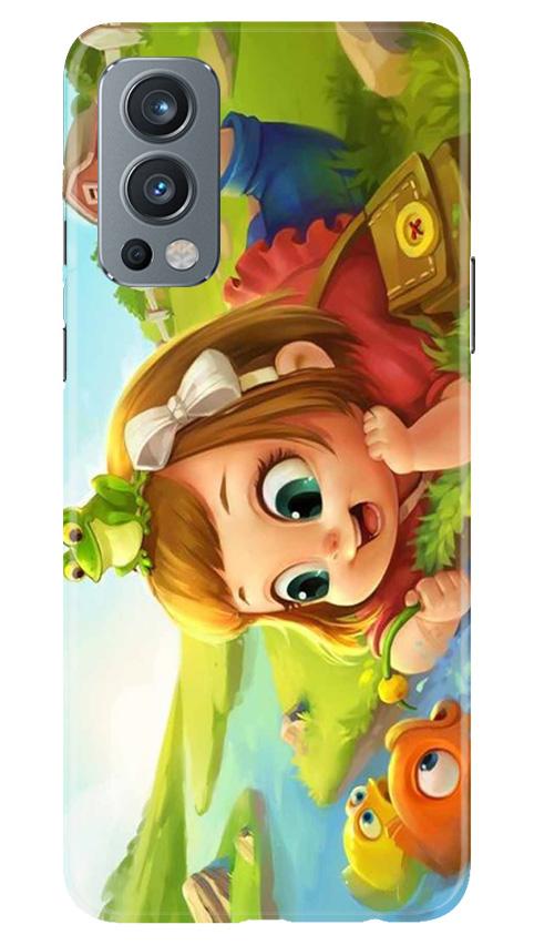 Baby Girl Mobile Back Case for OnePlus Nord 2 5G (Design - 339)