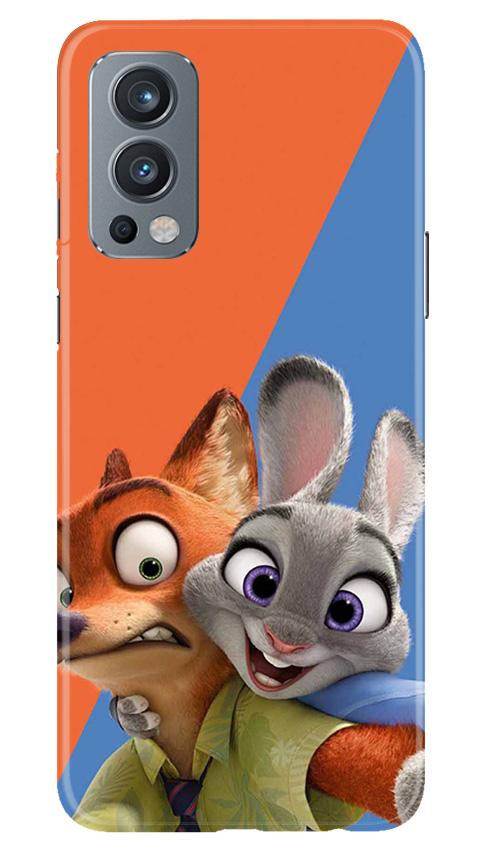 Cartoon Mobile Back Case for OnePlus Nord 2 5G (Design - 346)