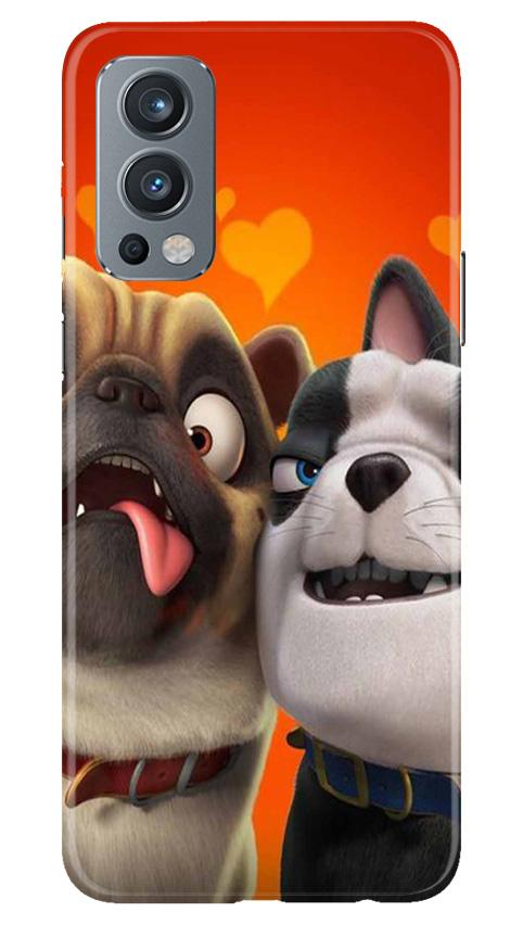 Dog Puppy Mobile Back Case for OnePlus Nord 2 5G (Design - 350)