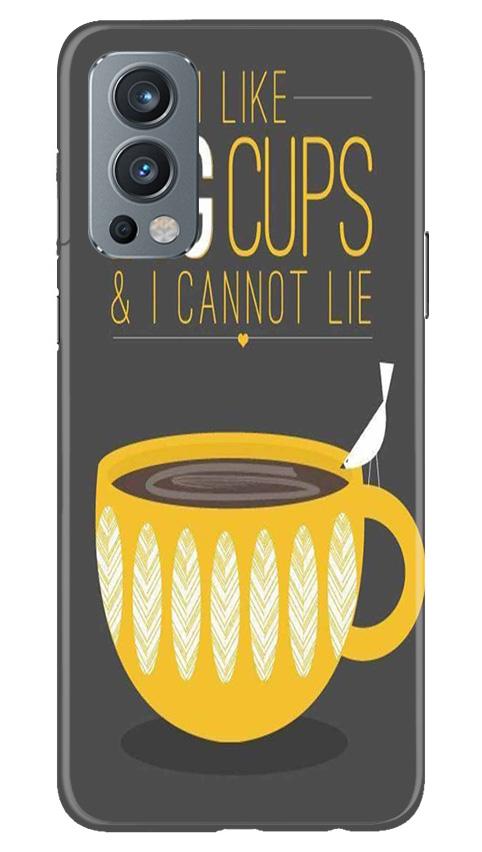 Big Cups Coffee Mobile Back Case for OnePlus Nord 2 5G (Design - 352)
