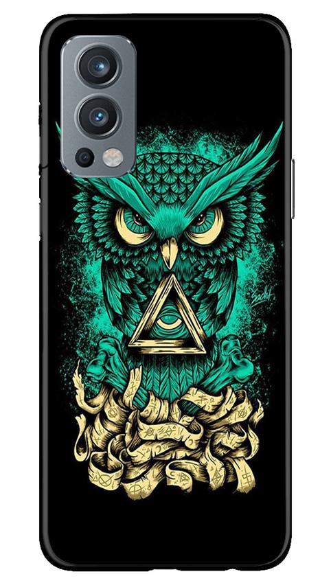 Owl Mobile Back Case for OnePlus Nord 2 5G (Design - 358)