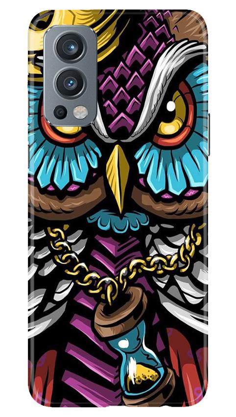 Owl Mobile Back Case for OnePlus Nord 2 5G (Design - 359)