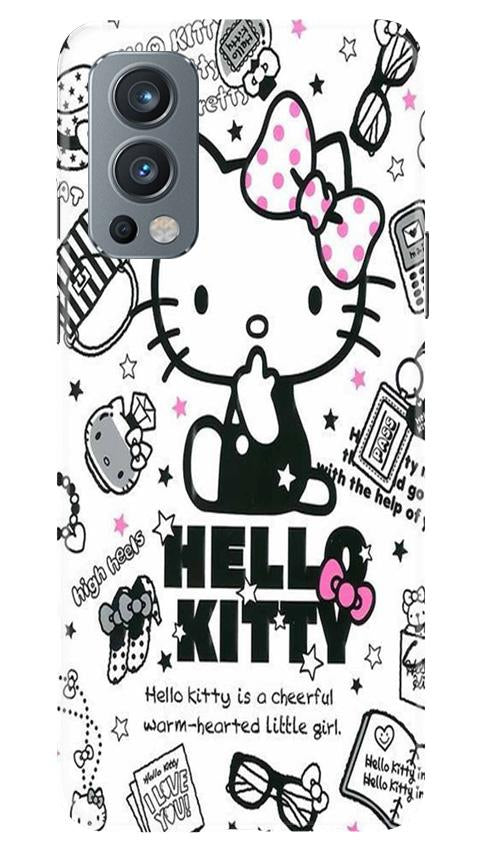 Hello Kitty Mobile Back Case for OnePlus Nord 2 5G (Design - 361)