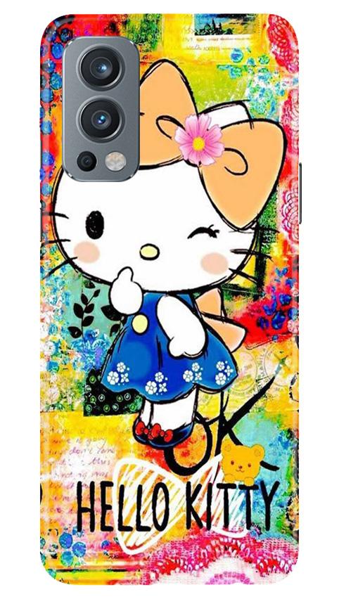 Hello Kitty Mobile Back Case for OnePlus Nord 2 5G (Design - 362)
