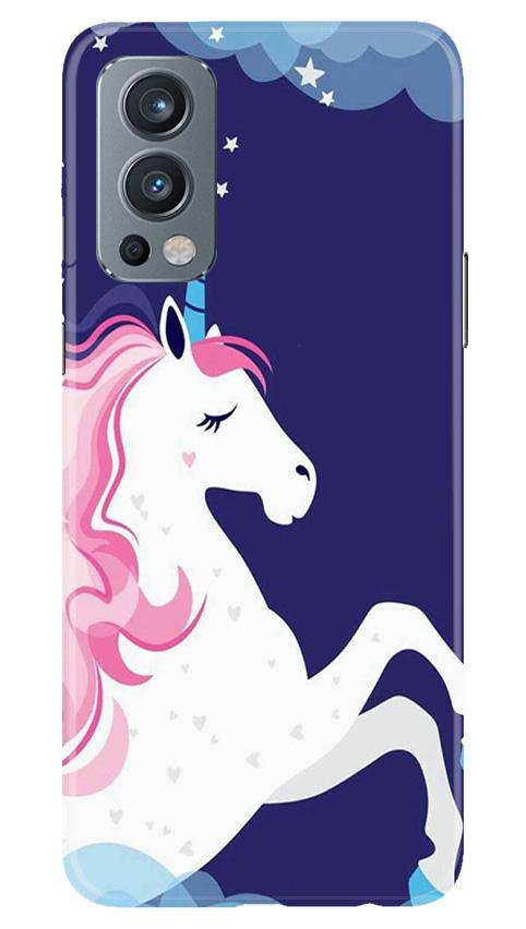 Unicorn Mobile Back Case for OnePlus Nord 2 5G (Design - 365)