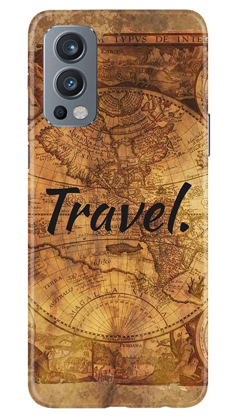 Travel Mobile Back Case for OnePlus Nord 2 5G (Design - 375)